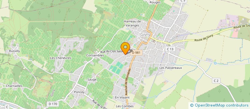 localisation de l'entreprise STULMA  GIVRY