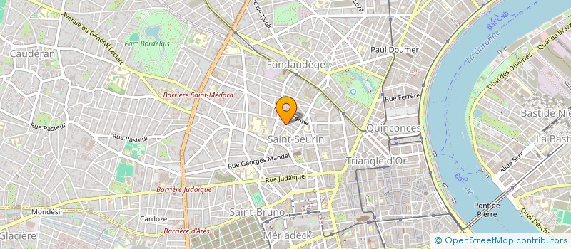 localisation de l'entreprise STUM à BORDEAUX