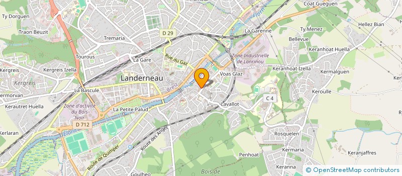 localisation de l'entreprise STUMDI à LANDERNEAU