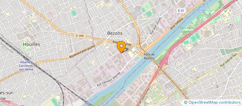 localisation de l'entreprise STUMPF FRANCOIS INDUSTRIE  BEZONS