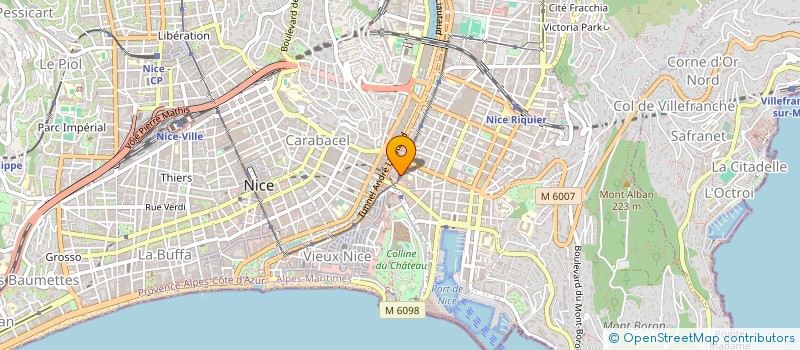 localisation de l'entreprise STUMRO à NICE