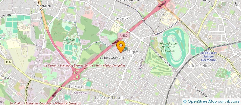localisation de l'entreprise STUN à EYSINES