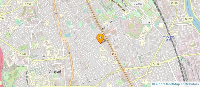 localisation de l'entreprise STUNBALL VITRY 94 à VITRY-SUR-SEINE