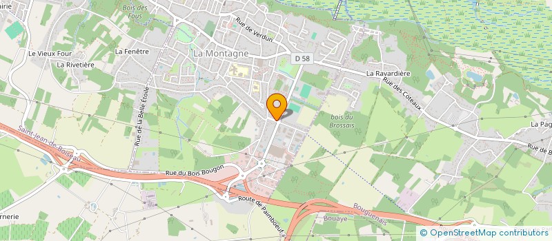 localisation de l'entreprise STUNTEAM NANTES  LA MONTAGNE