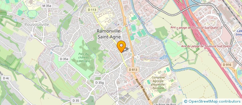 localisation de l'entreprise STUNTRA  RAMONVILLE-SAINT-AGNE