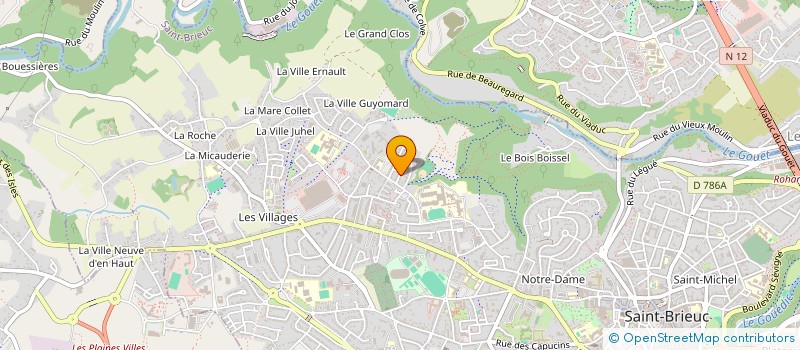 localisation de l'entreprise STUR à SAINT-BRIEUC