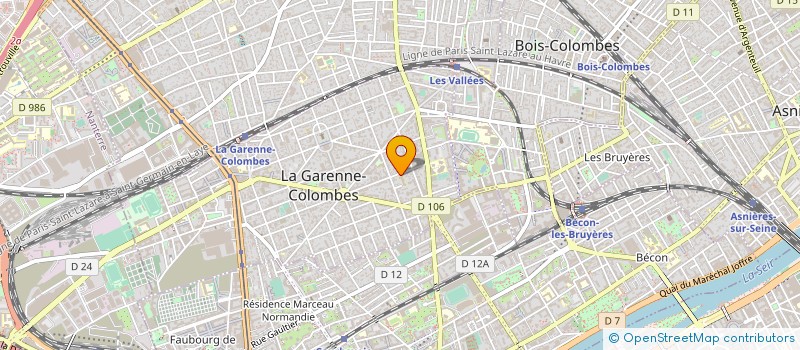 localisation de l'entreprise STURC SERV TRANS URGEN REAN à LA GARENNE-COLOMBES