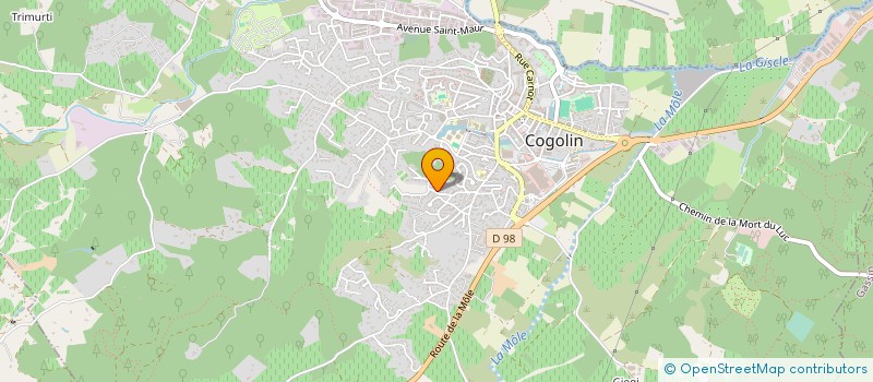 localisation de l'entreprise STUTTCARS à COGOLIN