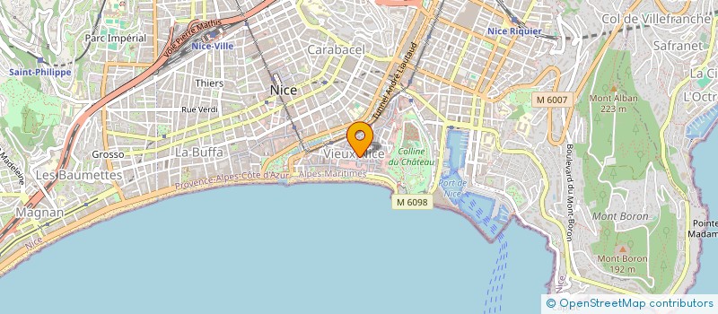 localisation de l'entreprise STUZZICO à NICE