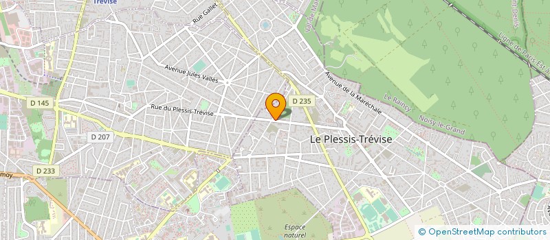 localisation de l'entreprise STV  LE PLESSIS-TREVISE