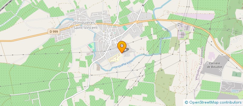 localisation de l'entreprise STV  JONQUIERES-SAINT-VINCENT