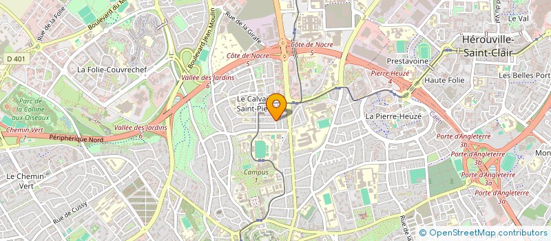 localisation de l'entreprise STV CONSEILS à CAEN