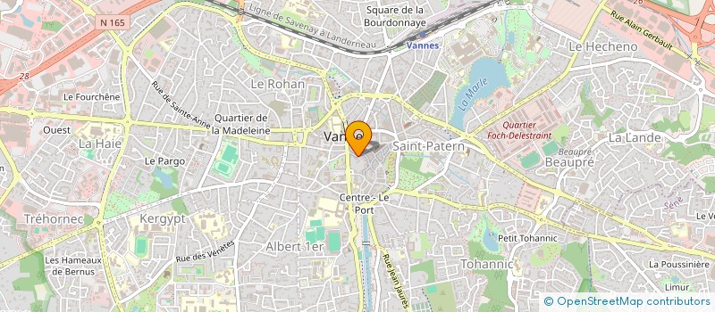 localisation de l'entreprise STVB à VANNES