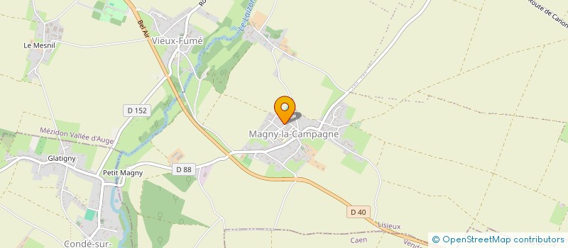 localisation de l'entreprise STVL  MEZIDON VALLEE D'AUGE