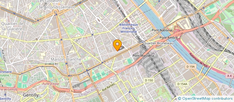 localisation de l'entreprise STVTP EMPLOIS ET SERVICES  PARIS 13