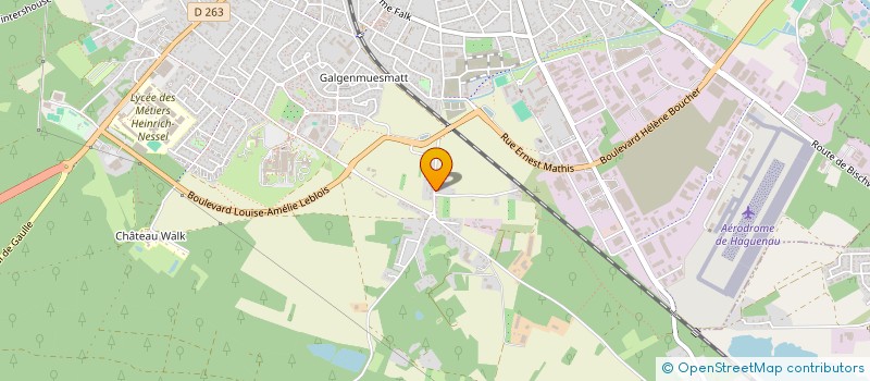 localisation de l'entreprise STW  HAGUENAU