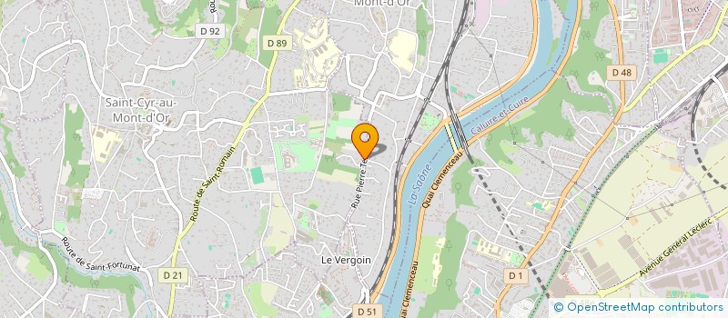 localisation de l'entreprise STW à SAINT-CYR-AU-MONT-D'OR