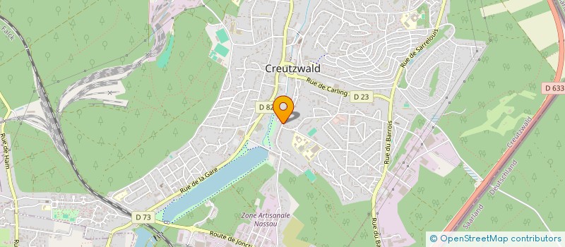 localisation de l'entreprise STW IMMOBILIER  CREUTZWALD