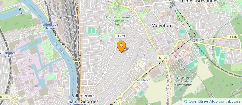 localisation de l'entreprise STY  VILLENEUVE-SAINT-GEORGES