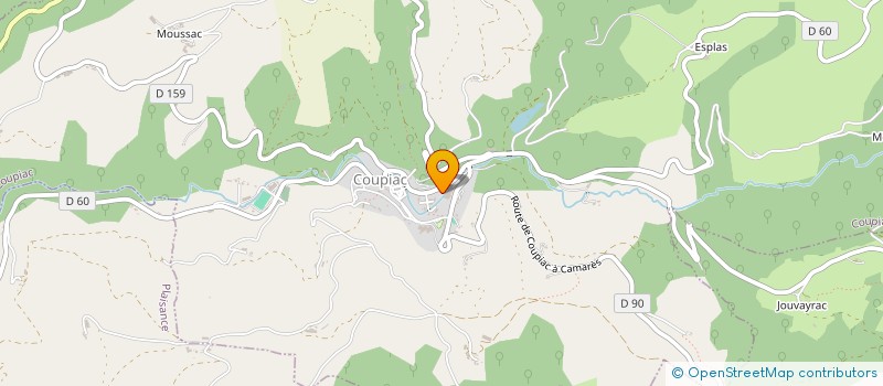 localisation de l'entreprise STYBEL  COUPIAC