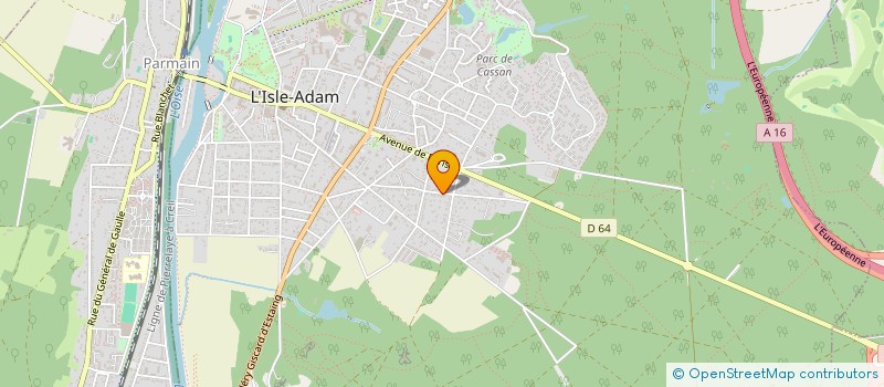 localisation de l'entreprise STYD à L'ISLE-ADAM