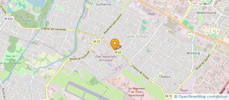 localisation de l'entreprise STYD à CUGNAUX
