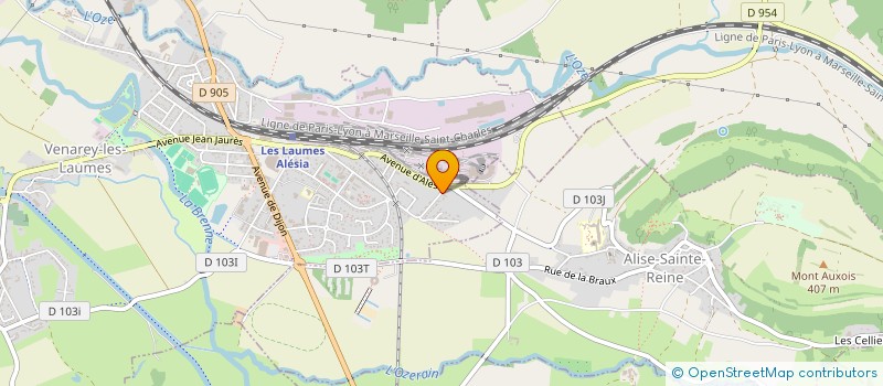 localisation de l'entreprise STYL 2 SARL à VENAREY-LES-LAUMES