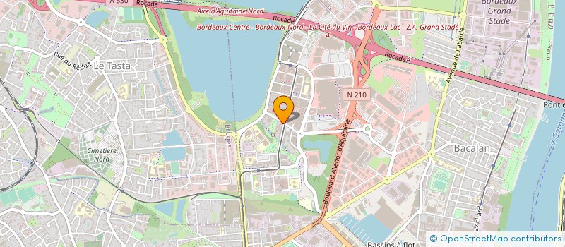 localisation de l'entreprise STYL 33 à BORDEAUX