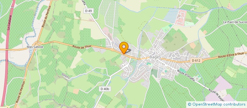 localisation de l'entreprise STYL  BAGES