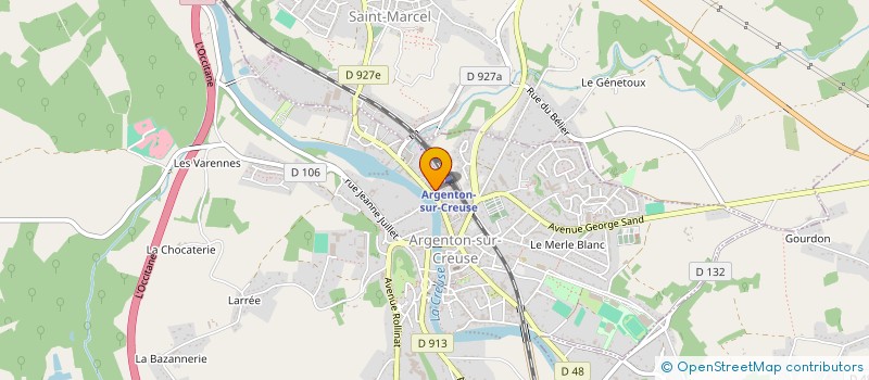 localisation de l'entreprise STYL ARGENTON à ARGENTON-SUR-CREUSE