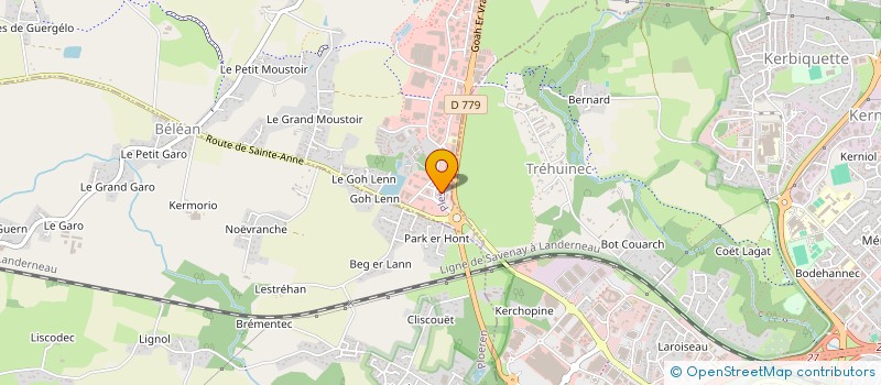 localisation de l'entreprise STYL' ART EVENT à PLESCOP