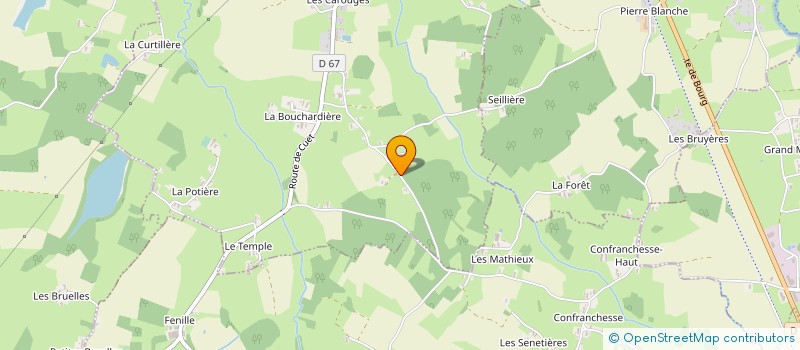 localisation de l'entreprise STYL'ART'MONIE  MONTREVEL-EN-BRESSE