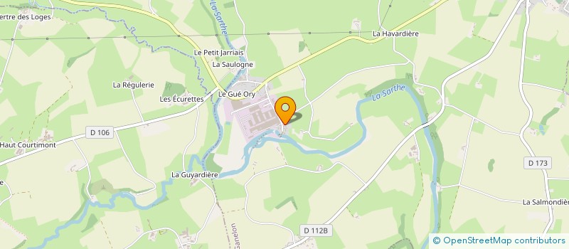 localisation de l'entreprise STYL'ATTITUDE  SOUGE-LE-GANELON