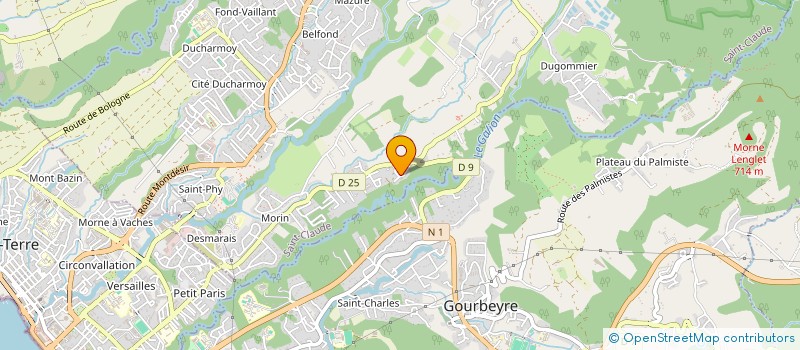 localisation de l'entreprise STYL AUTO à SAINT-CLAUDE