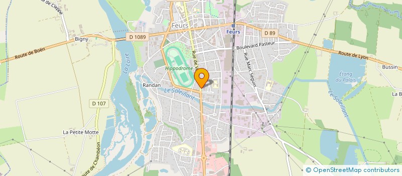 localisation de l'entreprise STYL'AUTO  FEURS