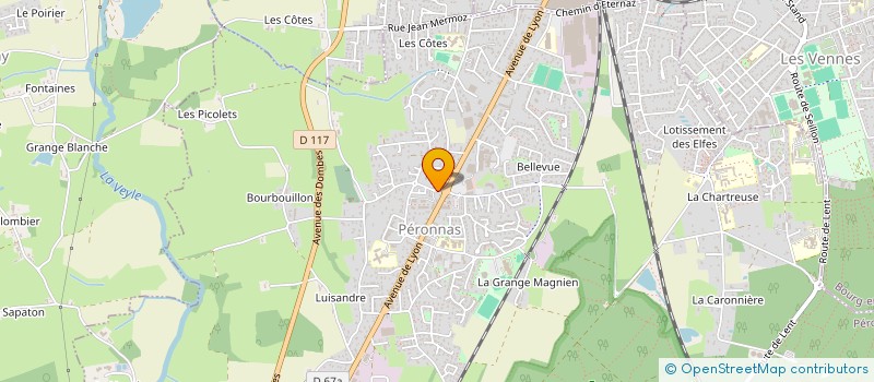 localisation de l'entreprise STYL'BETON à PERONNAS