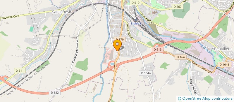 localisation de l'entreprise STYL BRESSUIRE  LISIEUX