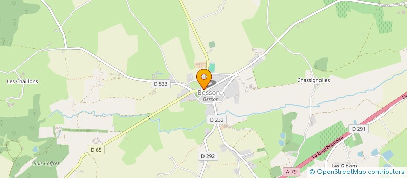 localisation de l'entreprise STYL COIFF  BESSON