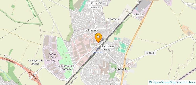 localisation de l'entreprise STYL'COIFFURE  LOUVRES