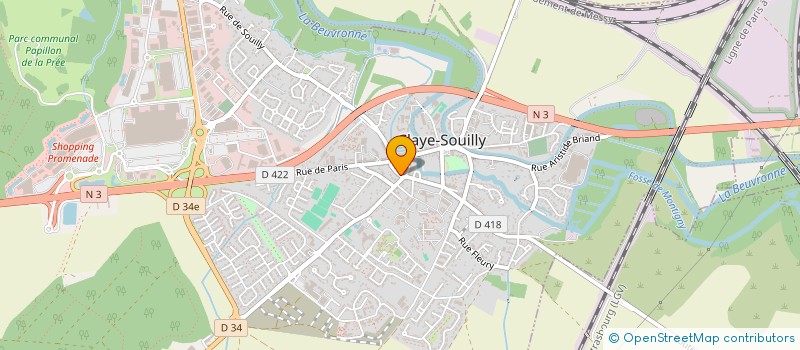 localisation de l'entreprise STYL COIFFURE  CLAYE-SOUILLY