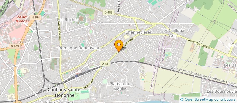 localisation de l'entreprise STYL COIFFURE  CONFLANS-SAINTE-HONORINE