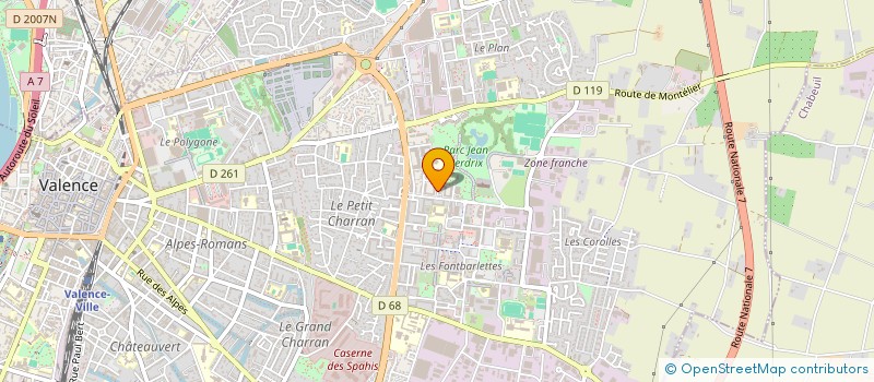 localisation de l'entreprise STYL'CONCEPT à VALENCE