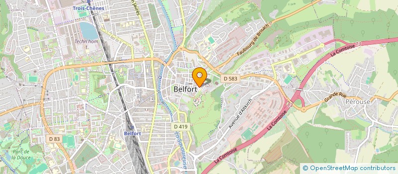 localisation de l'entreprise STYL' COUPE SARL  BELFORT