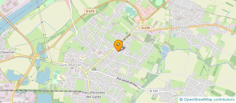 localisation de l'entreprise STYL'CREATIF à SAINT-MARCEL