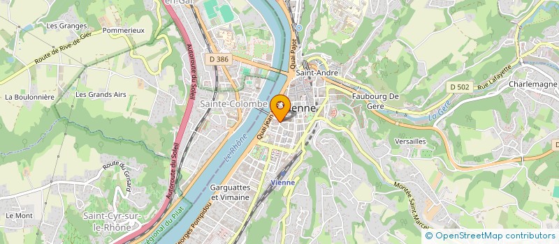 localisation de l'entreprise STYL'CUIR DISTRIBUTION à VIENNE