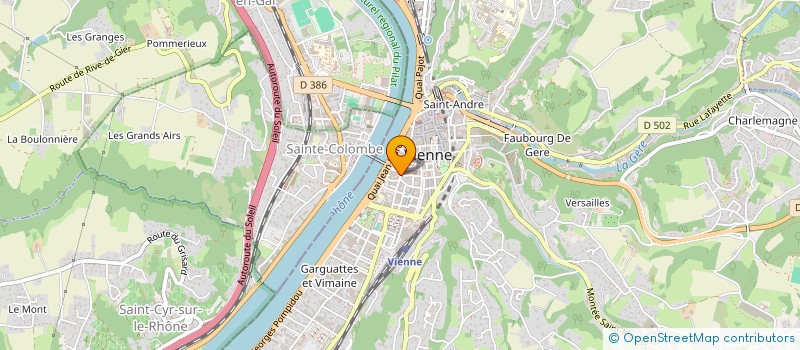 localisation de l'entreprise STYL'CUIR DISTRIVET  VIENNE