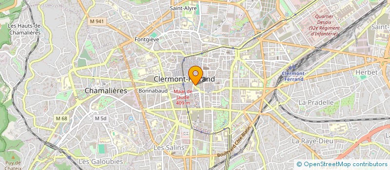 localisation de l'entreprise STYL'CUISINE à CLERMONT-FERRAND