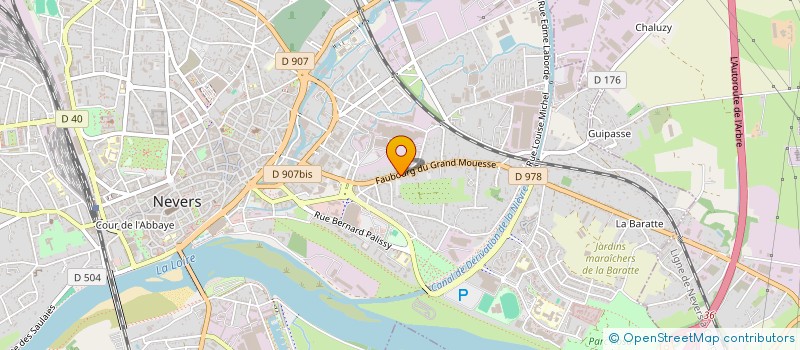 localisation de l'entreprise STYL'CUISINES à NEVERS