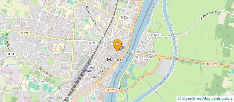 localisation de l'entreprise STYL'DECO à MACON