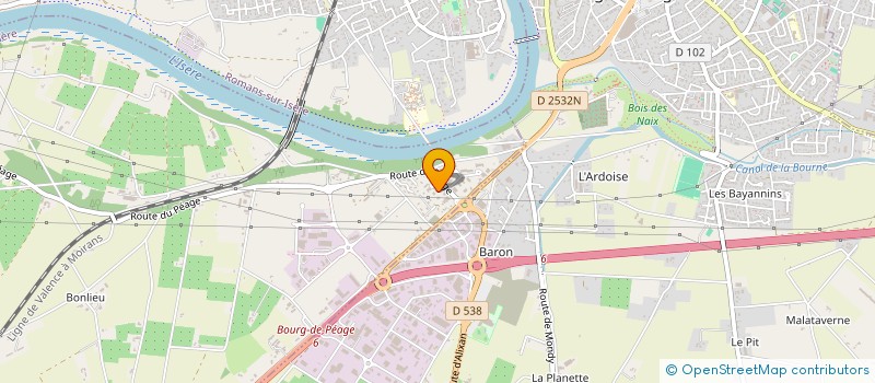 localisation de l'entreprise STYL'DECOR AGENCEMENT à CHATEAUNEUF-SUR-ISERE
